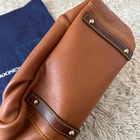 Dooney & Bourke Brown Leather Handbag - Picture 6 of 6